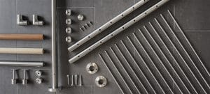 Details voor roestvrije glazen balustrade